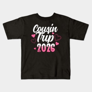 Cousin Trip 2026 Summer Vacation Beach Family Matching Group Kids T-Shirt